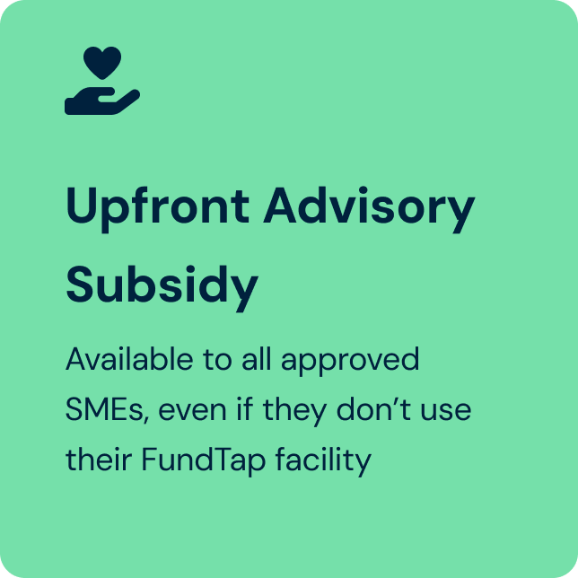 Fundtap Advisor Subsidy - Upfront